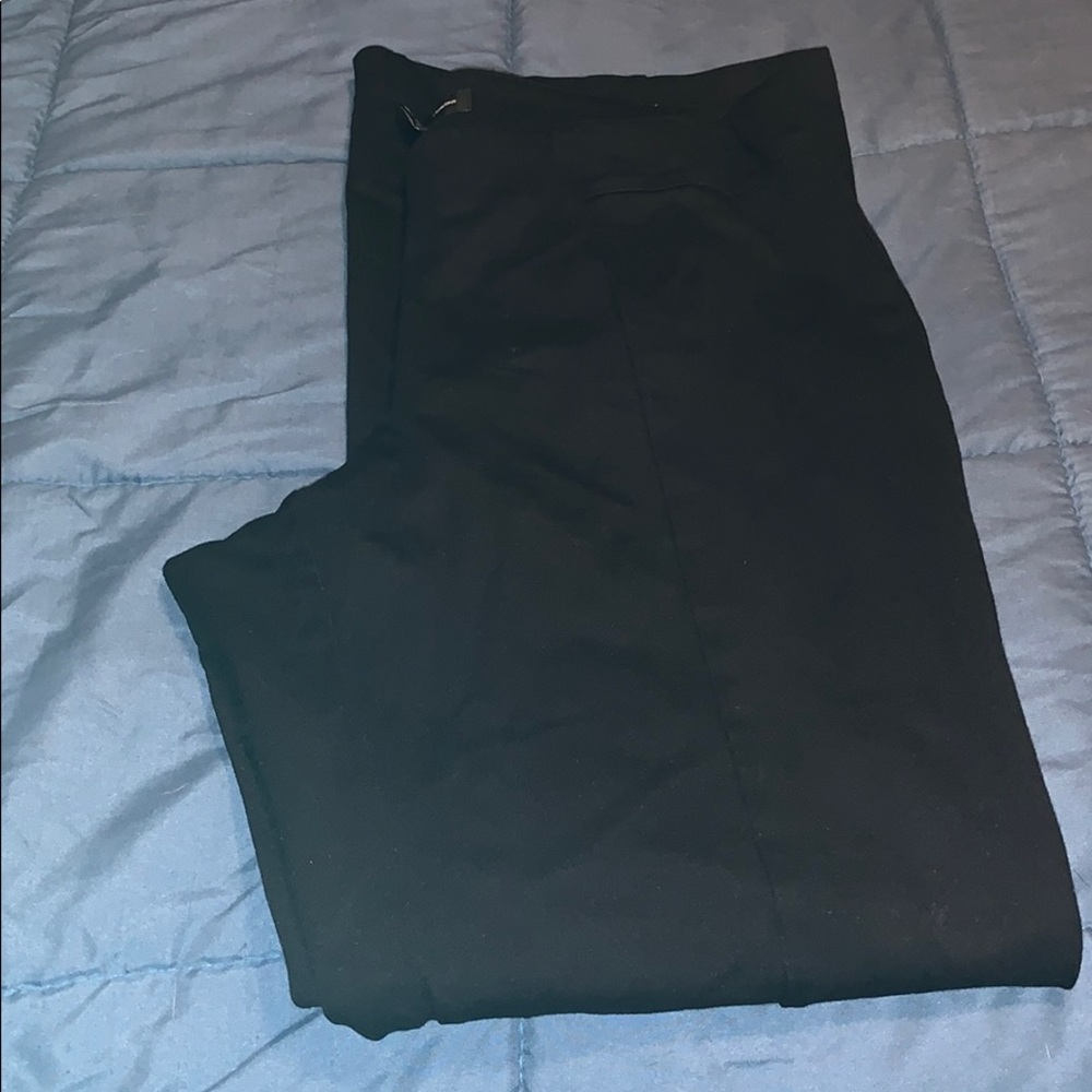 Black pull on dress pants